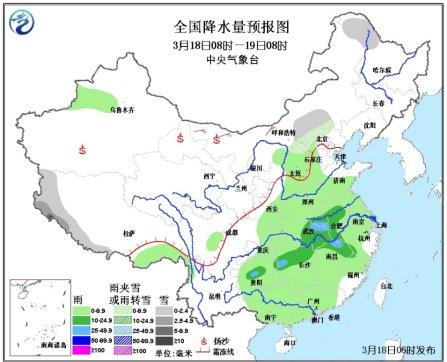 中东部将迎大风降温甘肃宁夏等地将现沙尘天气